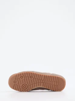 Back 70 – Sneaker aus Veloursleder und Kalbleder Weiß