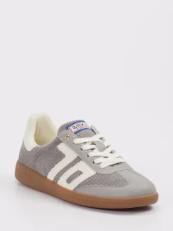 Back 70 – Sneaker aus Velour und Textil grau