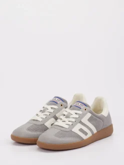 Back 70 – Sneaker aus Velour und Textil grau