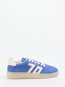 Back 70 – Sneaker aus Veloursleder in Jeansblau