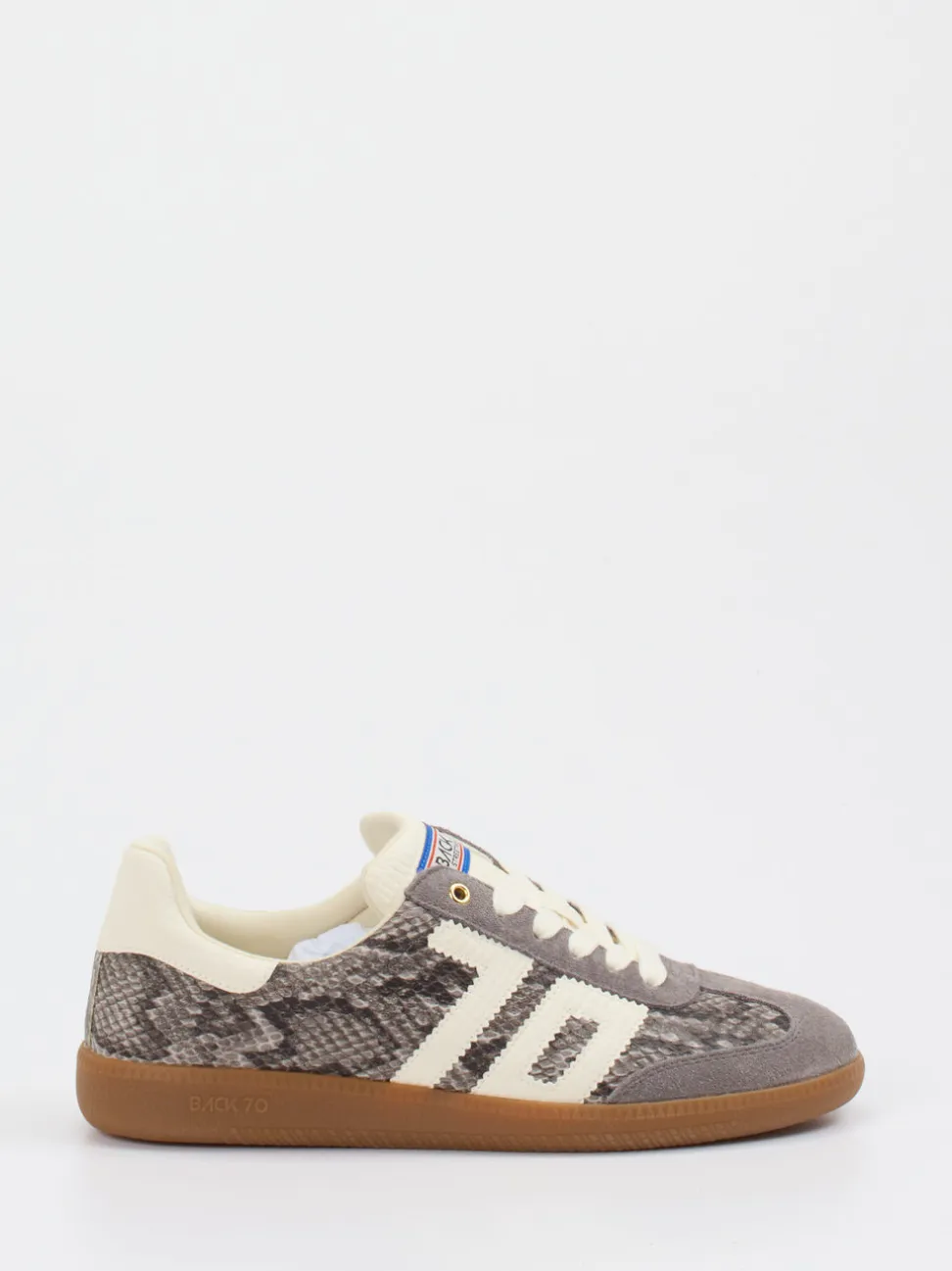 Back 70 – Sneaker aus Veloursleder grau