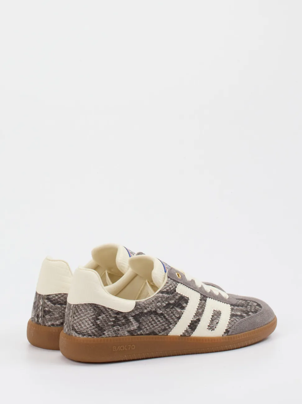 Back 70 – Sneaker aus Veloursleder grau