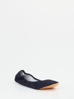 Beck – Ballerinas aus Textil Dunkelblau