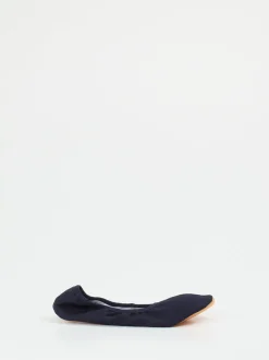 Beck – Ballerinas aus Textil Dunkelblau