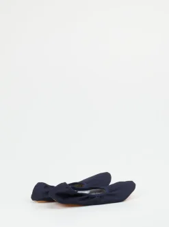 Beck – Ballerinas aus Textil Dunkelblau