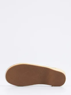 Berkemann – Holzclogs aus Kalbleder weißgrau