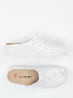 Berkemann – Komfort-Clog aus Kalbleder weiß