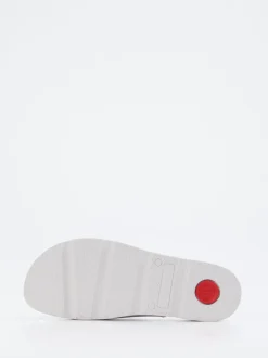 Berkemann – Komfort-Pantolette aus geprägtem Leder Weiß