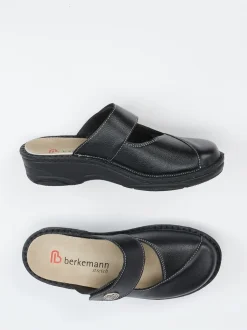 Berkemann – Komfort-Pantolette aus Kalbleder schwarz