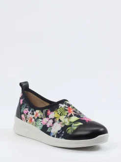 Berkemann – Slip-On Sneaker aus Stretch mit Floralprint