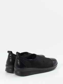 Berkemann – Slip-On Sneaker aus Stretch und Leder schwarz