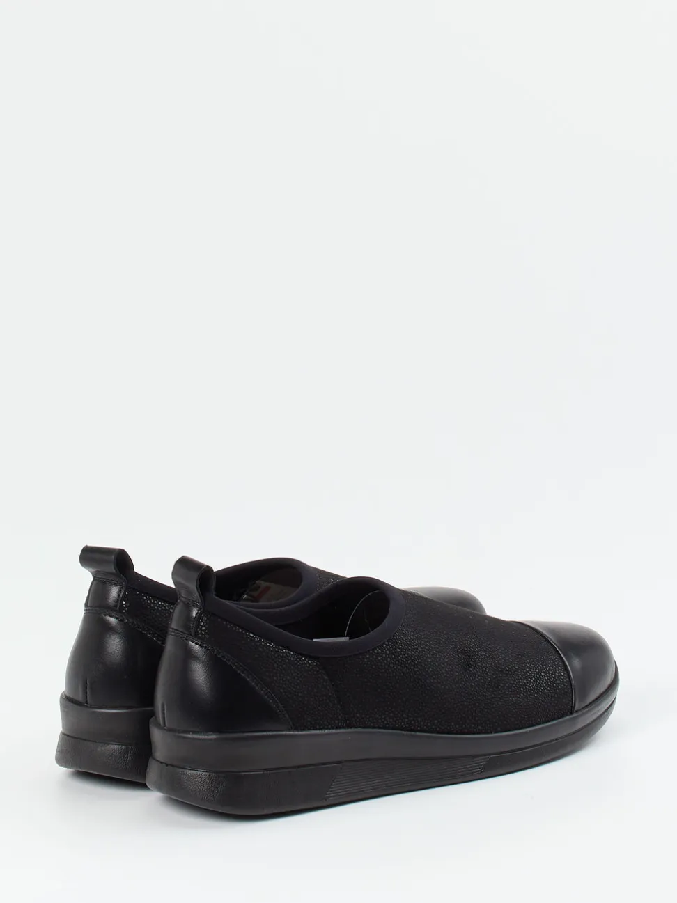 Berkemann – Slip-On Sneaker aus Stretch und Leder schwarz