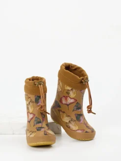 Bisgaard – Gummistiefel aus Synthetik in Ockerbraun