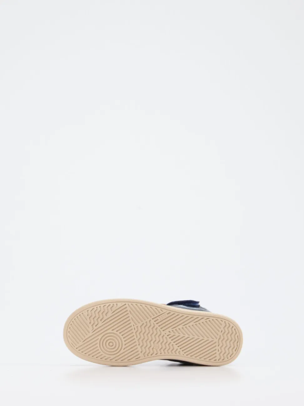 Bisgaard – High-Top Sneaker aus Metallicleder Dunkelblau