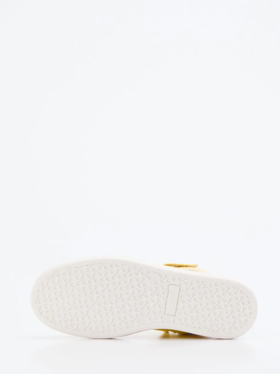 Bisgaard – High-Top-Sneaker aus Kalbleder Pastellgelb