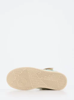 Bisgaard – High-Top-Sneaker aus Metallic mit Fellfutter
