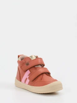 Bisgaard – Kinder-Sneaker aus Kalbleder Terrakotta