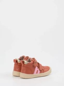 Bisgaard – Kinder-Sneaker aus Kalbleder Terrakotta