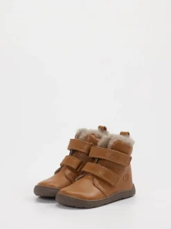 Bisgaard – Klettboots aus Leder cognacbraun