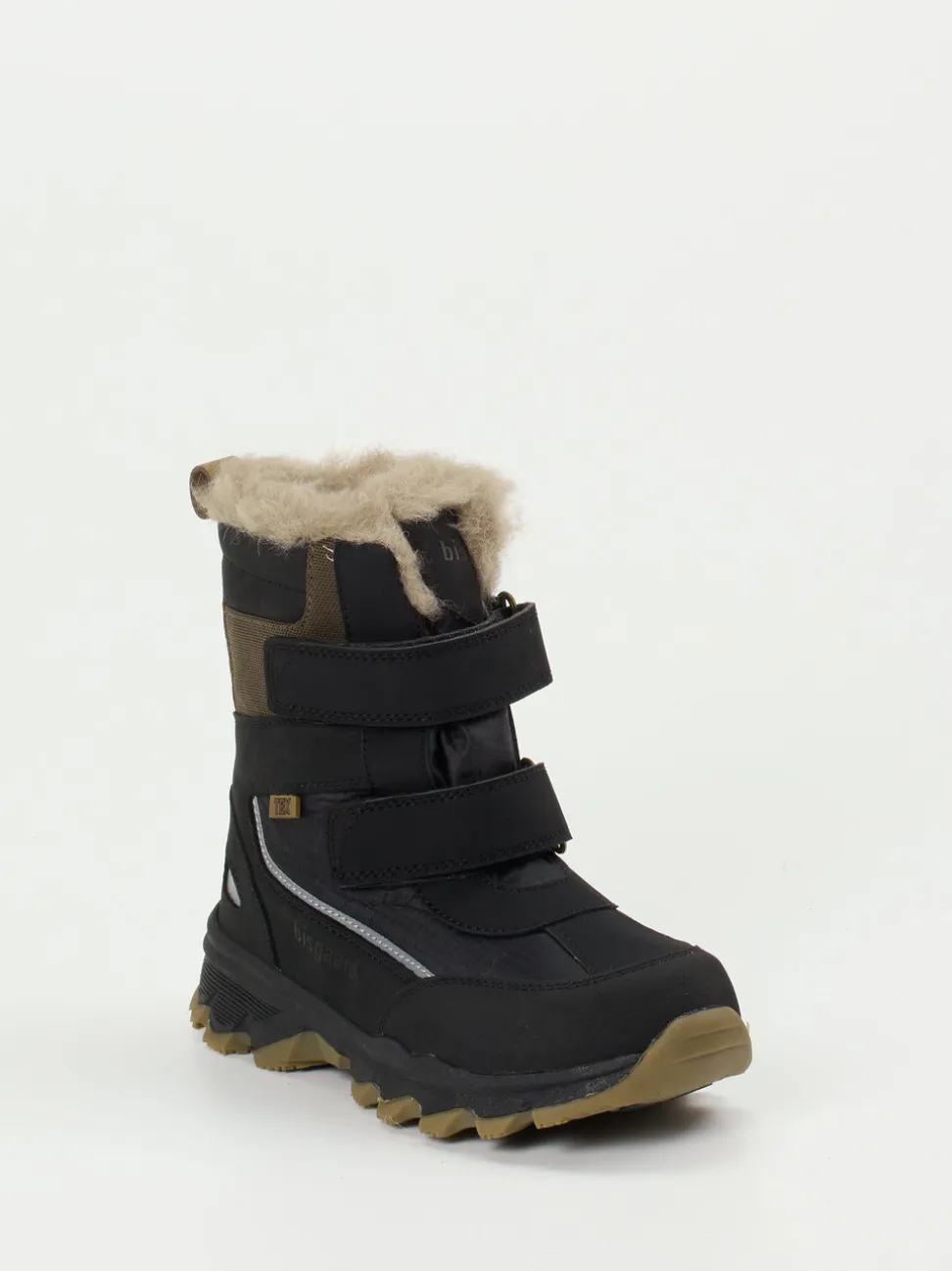 Bisgaard – Klettboots aus Nubukleder schwarz