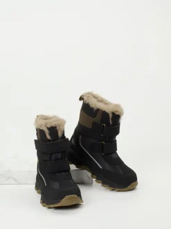 Bisgaard – Klettboots aus Nubukleder schwarz
