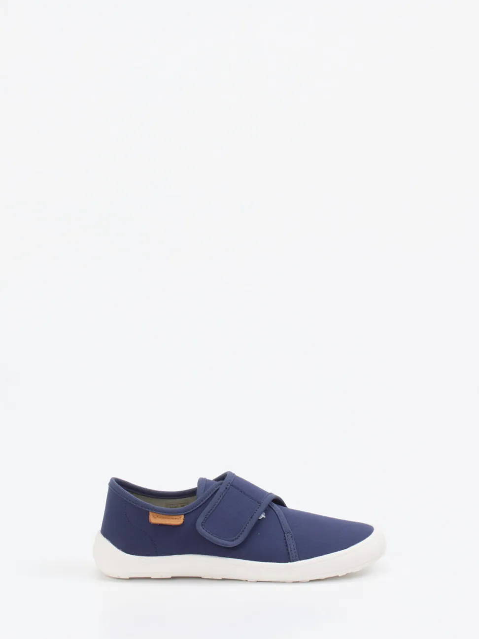 Bisgaard – Kletthausschuh aus Textil Marineblau