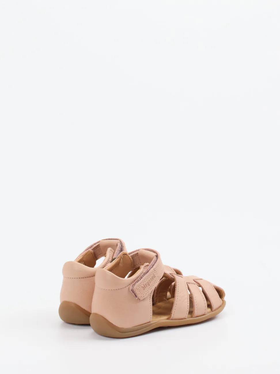 Bisgaard – Klettsandalen aus Kalbleder Altrosa