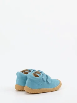 Bisgaard – Lauflernschuhe aus Veloursleder hellblau