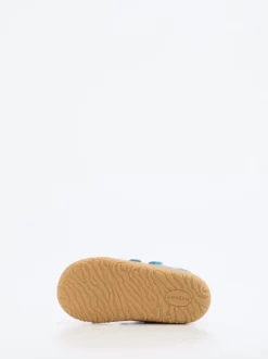 Bisgaard – Lauflernschuhe aus Veloursleder hellblau