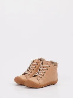 Bisgaard – Lauflernschuhe aus Kalbleder in Hellbeige