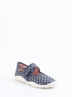 Bisgaard – Mary Janes aus Textil in Dunkelblau