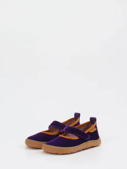 Bisgaard – Mary Janes aus Textil in Violett