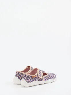 Bisgaard – Mary Janes aus Textil in Altrosa