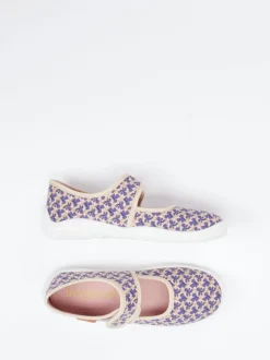 Bisgaard – Mary Janes aus Textil in Altrosa