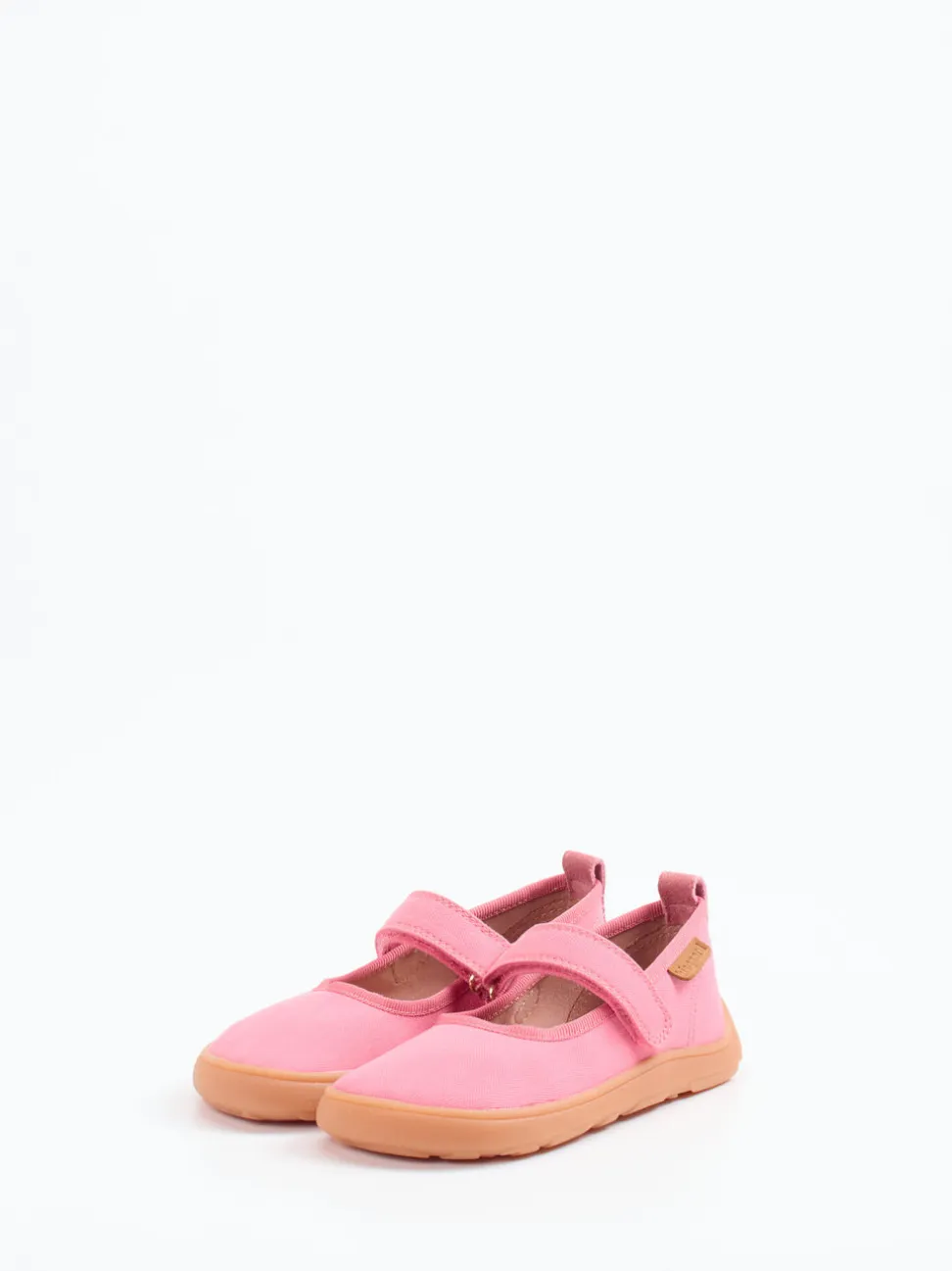 Bisgaard – Mary-Jane-Hausschuh aus Canvas rosa