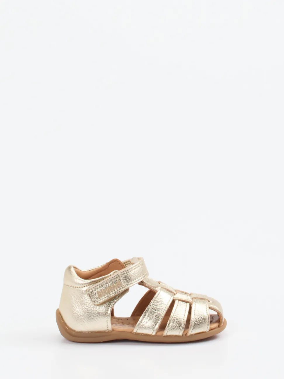 Bisgaard – Sandalen aus Metallicleder Gold