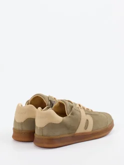 Bisgaard – Sneaker aus Veloursleder sandbeige