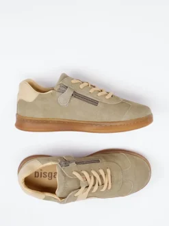 Bisgaard – Sneaker aus Veloursleder sandbeige