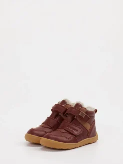 Bisgaard – Stiefeletten aus Leder rotbraun
