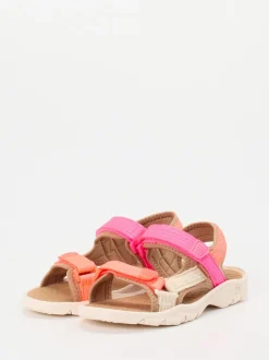 Bisgaard – Trekkingsandalen aus Textil pink