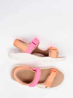 Bisgaard – Trekkingsandalen aus Textil pink