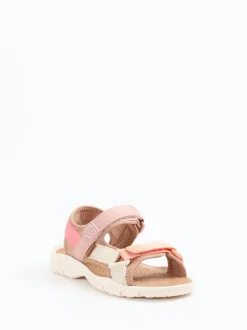 Bisgaard – Trekking-Sandalen aus Textil Pastellbeige