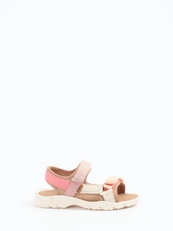 Bisgaard – Trekking-Sandalen aus Textil Pastellbeige