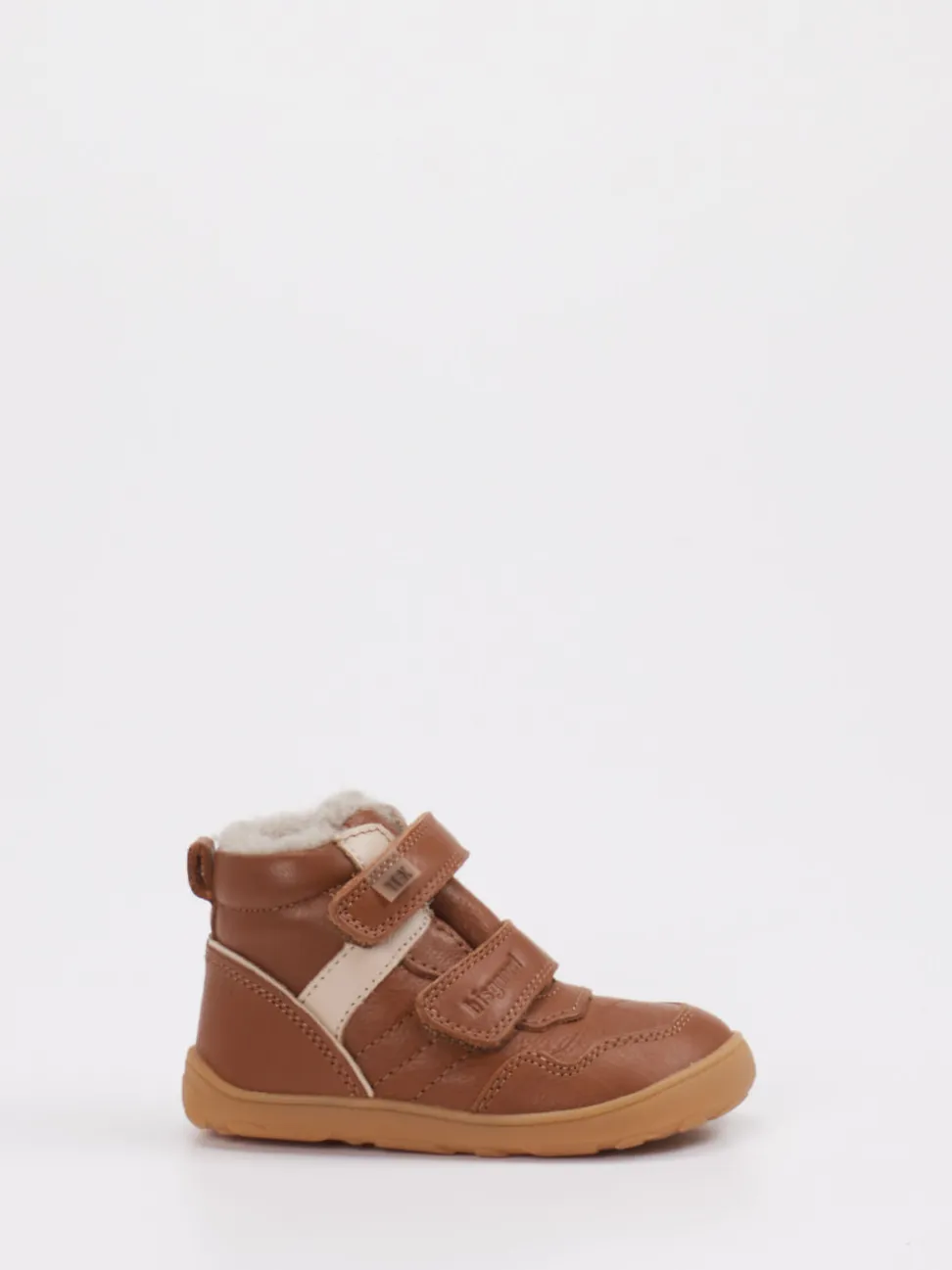 Bisgaard – Winter-Boots aus Kalbleder cognacbraun
