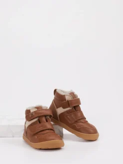 Bisgaard – Winter-Boots aus Kalbleder cognacbraun