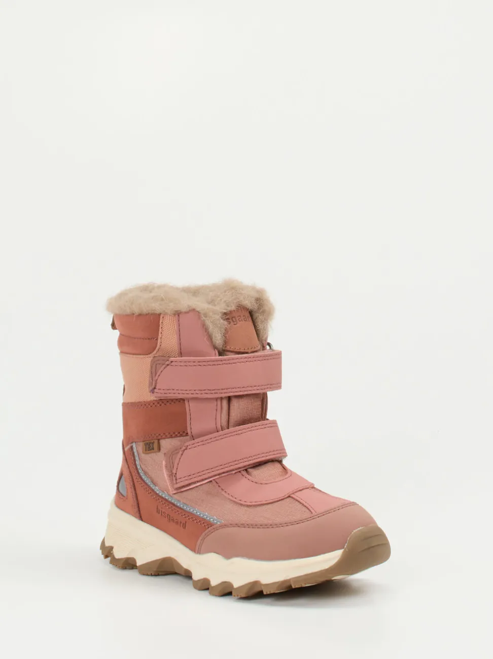 Bisgaard – Winterstiefel aus Nubukleder in Rosa