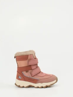 Bisgaard – Winterstiefel aus Nubukleder in Rosa