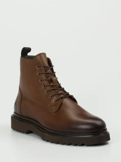 Blackstone – Schnürboots aus Kalbleder braun