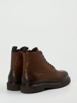 Blackstone – Schnürboots aus Kalbleder braun