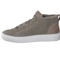 Blackstone – Sneaker aus Veloursleder mit Lammfellfutter